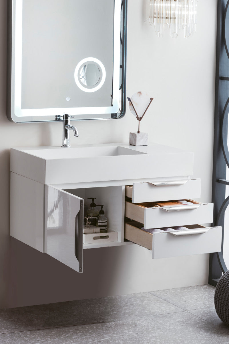Columbia 36" Single Wall Mount Vanity Cabinet