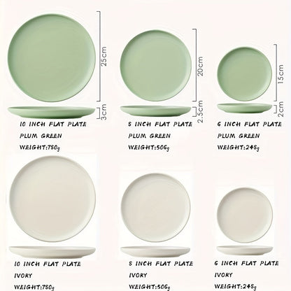 Nordic Style Ceramic Plate for Dining and Decor