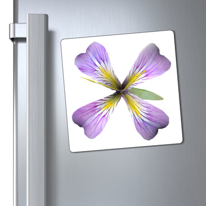 Purple Flower Magnets