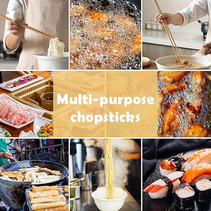 Extra Long Wooden Cooking Chopsticks for Noodles  Frying