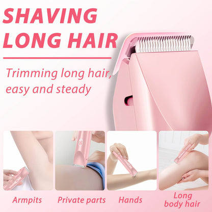 2-in-1 Bikini Line & Facial Trimmer for Women – Gentle, Precise Hair Removal