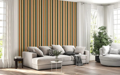 Rustic Canyon Stripe Wallpaper