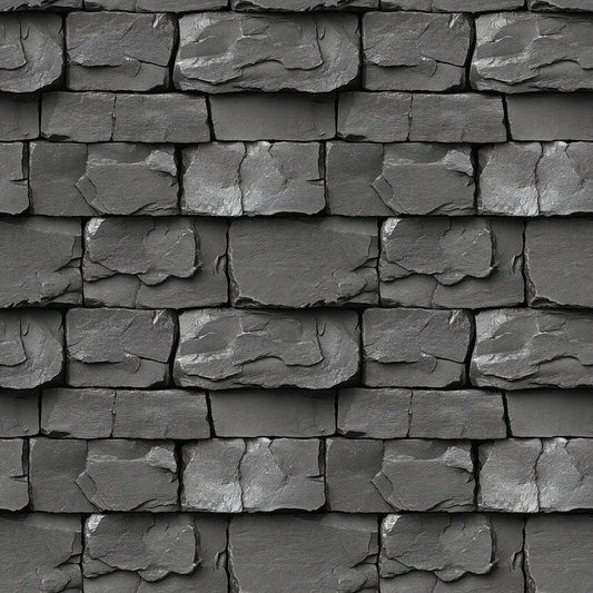 Charcoal Slate Ledge Wall