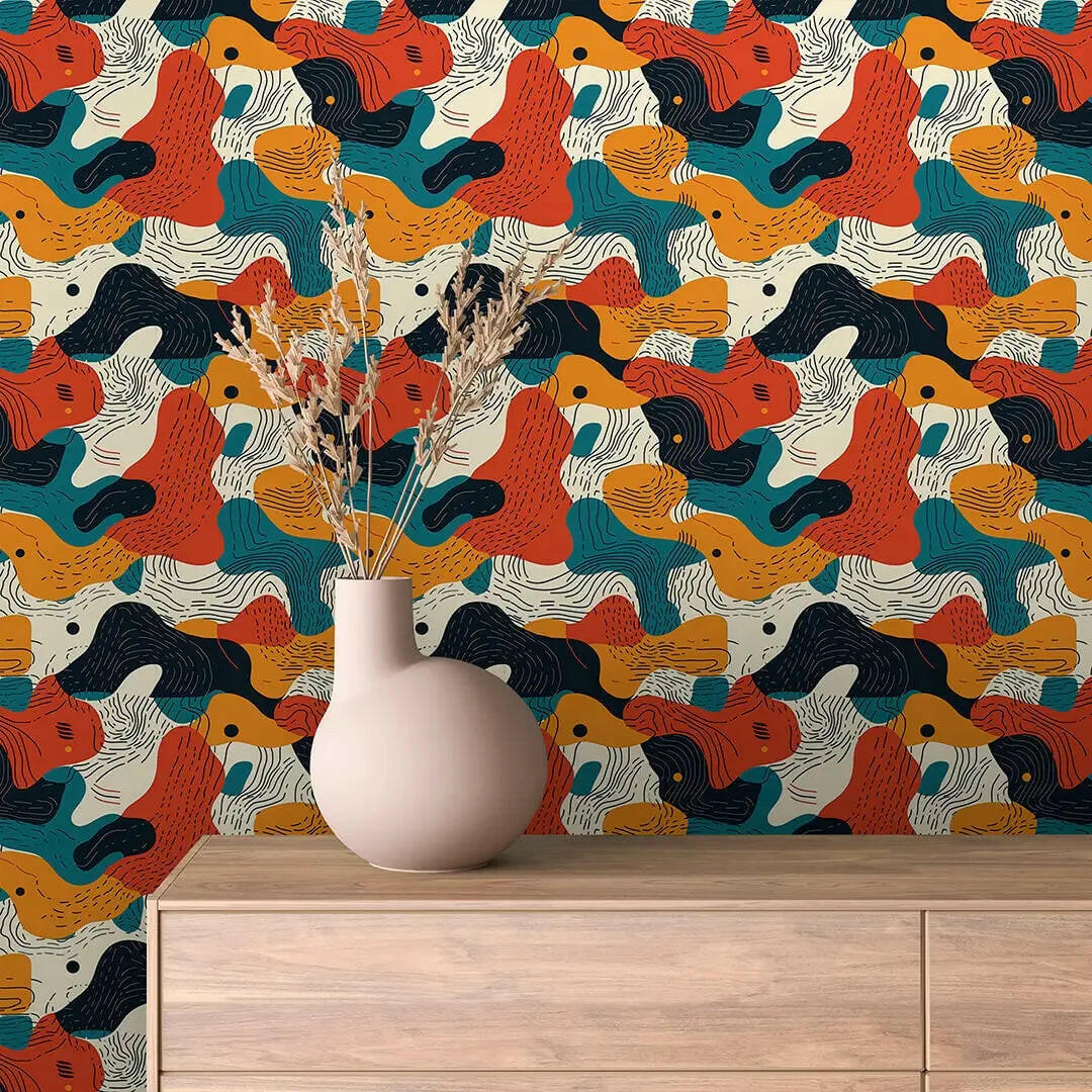 Terra Forms Abstract Mural