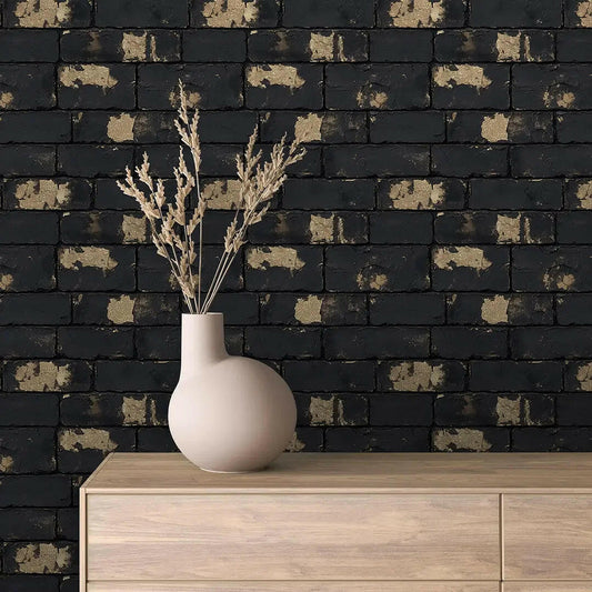 Gilded Noir Brick