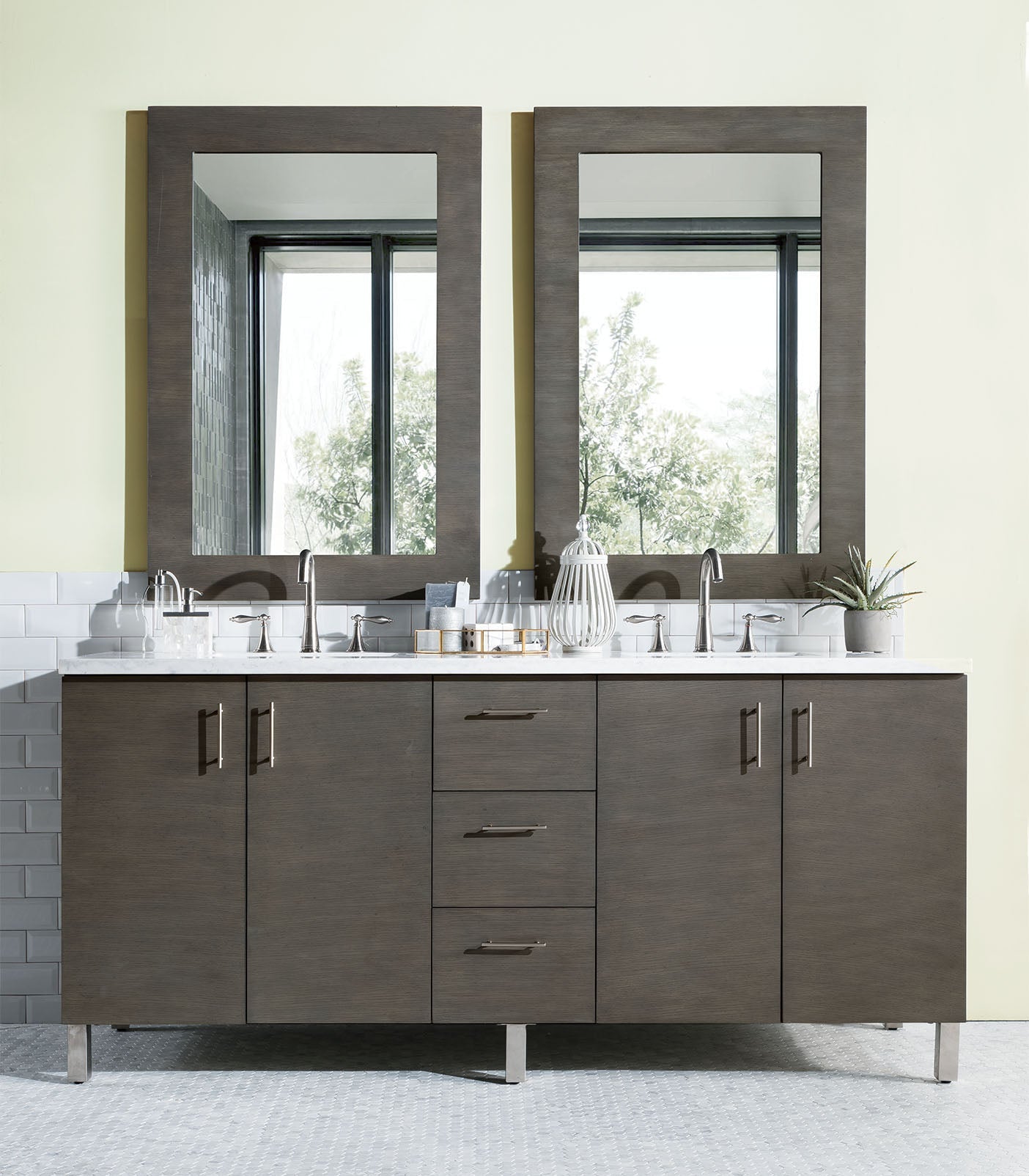 Metropolitan 72" Double Vanity Cabinet