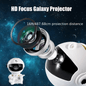 Galaxy Star Astronaut Projector Night Light – LED Nebula Sky Lamp for Kids & Adults, Bedroom & Room Decoration, Ideal Gift for Holidays or Birthdays