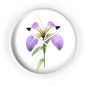 Purple Flower Wall clock