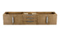 Columbia 72" Double Wall Mount Vanity Cabinet