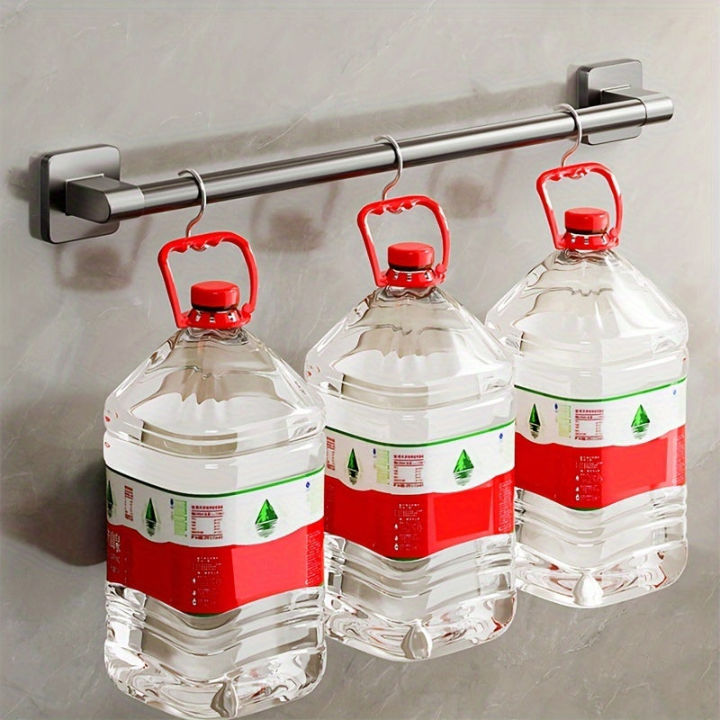 Sleek SelfAdhesive Towel Bar Rustproof  SpaceSaving