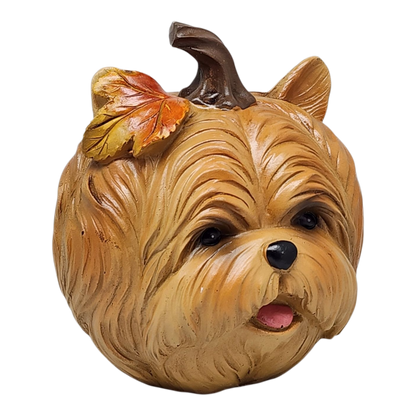 Autumn Pup Pumpkin - Yorkie Edition