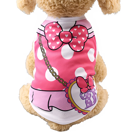 T-Shirt for Small Pet Supplies Cartoon Clothing Shirt Casual Puppy Dogs Soft Vests Summer Pet Dog Clothes