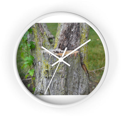 Tree Stump Wall clock
