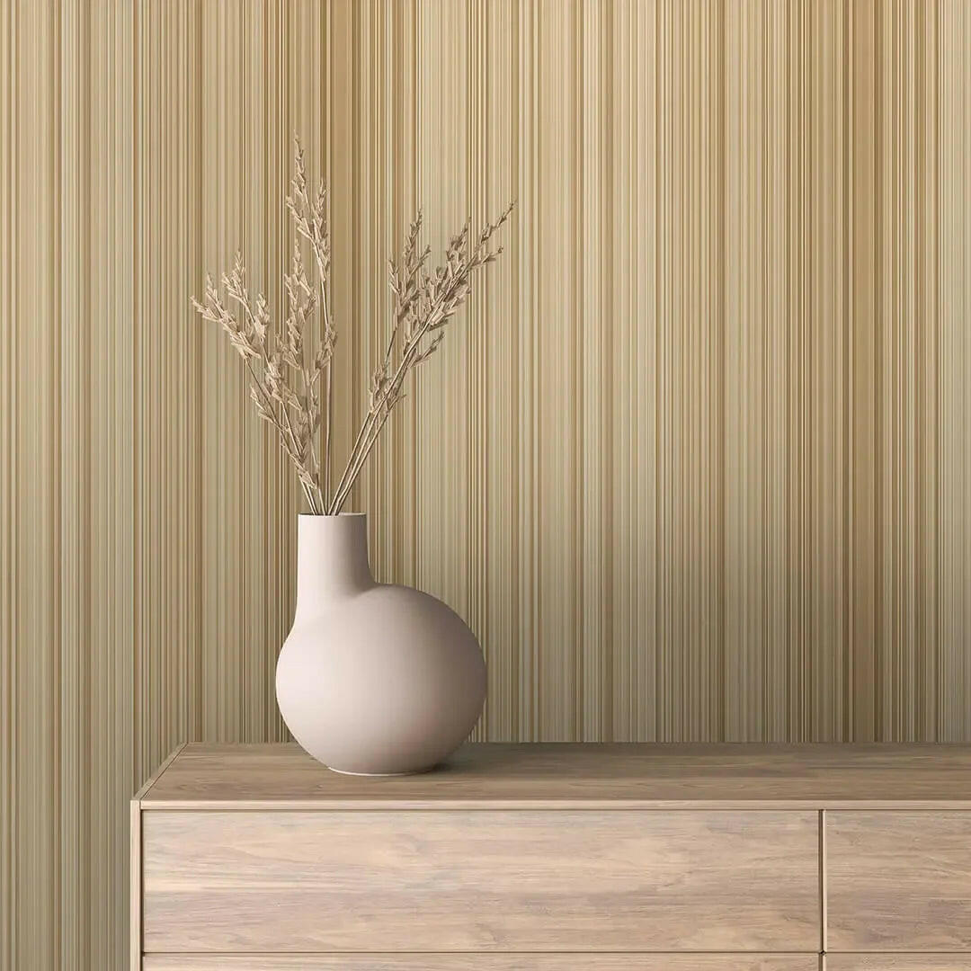 Champagne Flute Stripe Wallpaper