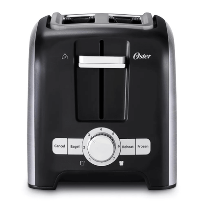 Oster 2-Slice Wide-Slot Cool-Touch Full Feature Toaster | Toaster | Kitchen + Metal