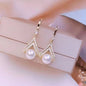 Fashion Water Drop Pearl Earrings - Trendy All-Match Accessories