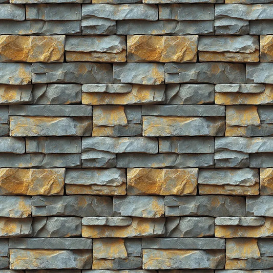 Golden Slate Stacked Stone