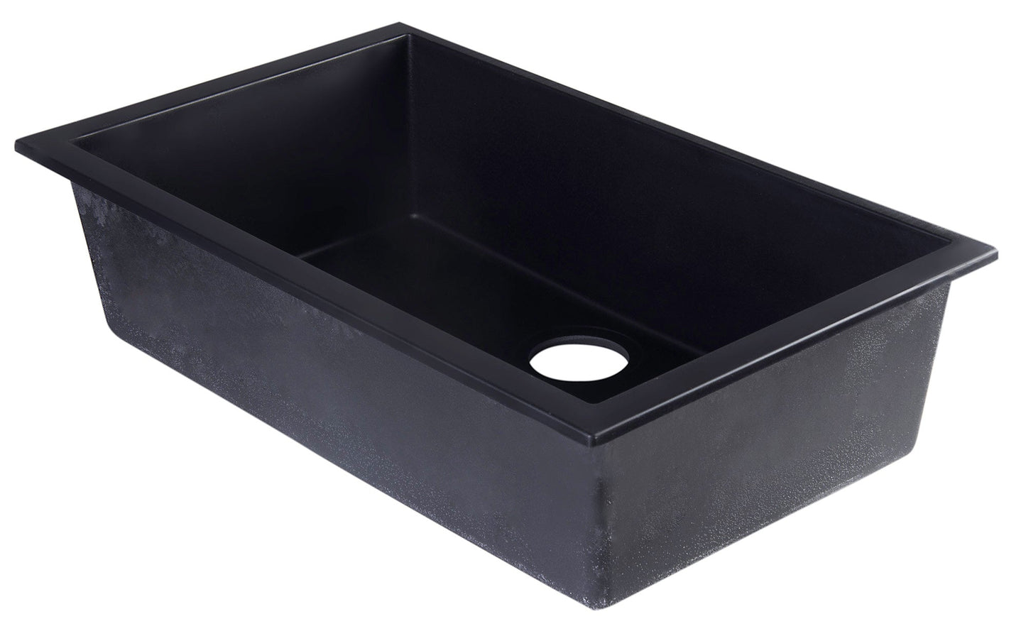 ALFI brand AB3020UM 30" Undermount Single Bowl Granite Composite Kitchen Sink