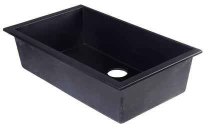 ALFI brand AB3020UM 30" Undermount Single Bowl Granite Composite Kitchen Sink