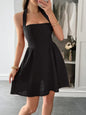 Halter Neck Mini White Summer Dress