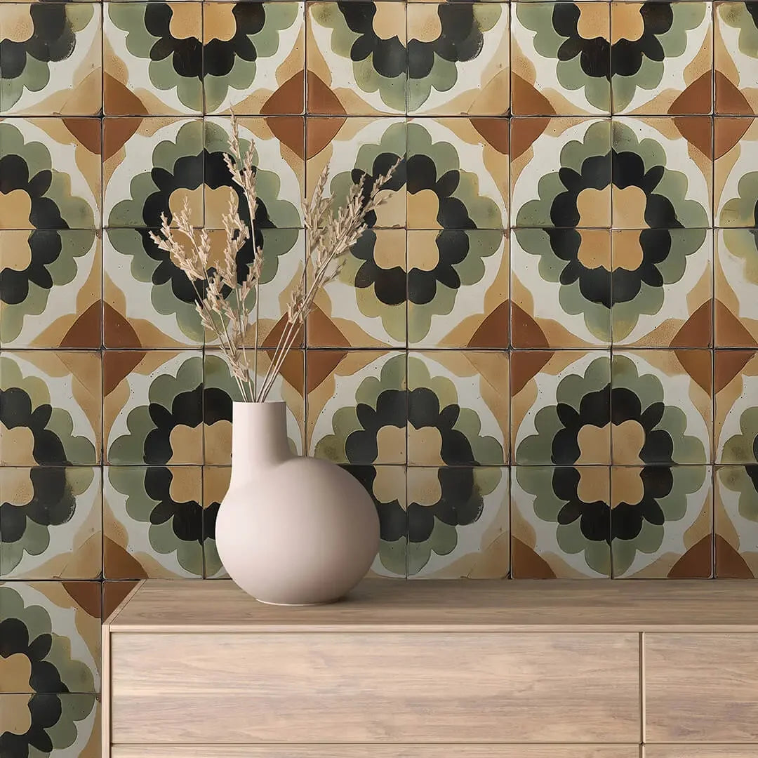 Sienna Grove Floral Tile