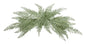 32"L GLITTER FERN SWAG SAGE GREEN