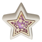 Color Changing Dolomite & Wood Decor - Star