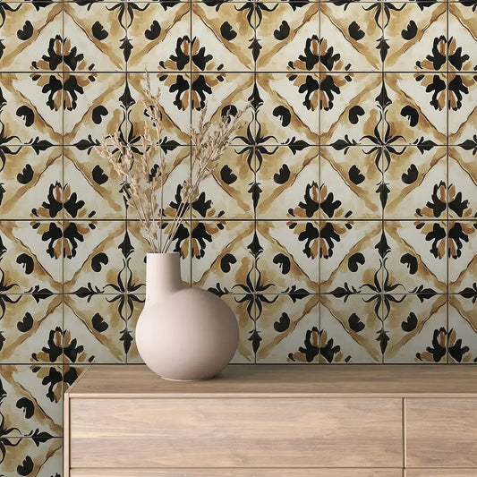 Artisan Terracotta Bloom Tile