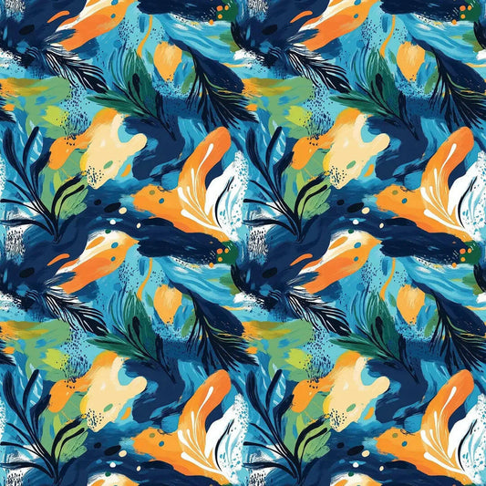 Azure Windswept Plumes