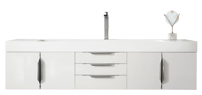 Columbia 72" Single Wall Mount Vanity Cabinet