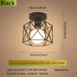 Modern Nordic Black Geometric Ceiling Light  E27 Base