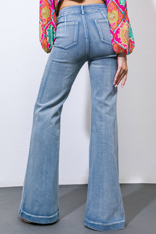 SWEET SUNSET DENIM PANTS