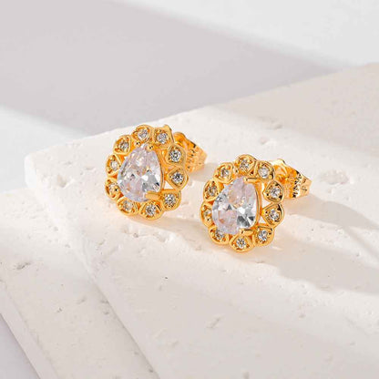 Fashion Multi-Color Zircon Earrings for Women - Stylish Accessories