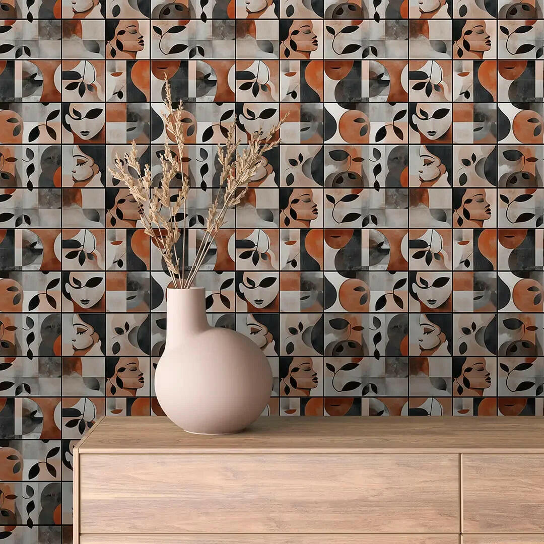 Modern Muse Terracotta Mosaic