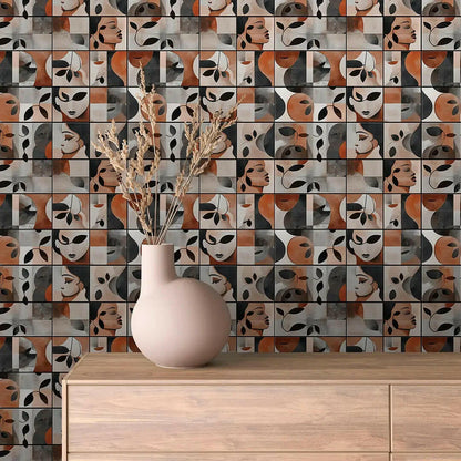 Modern Muse Terracotta Mosaic