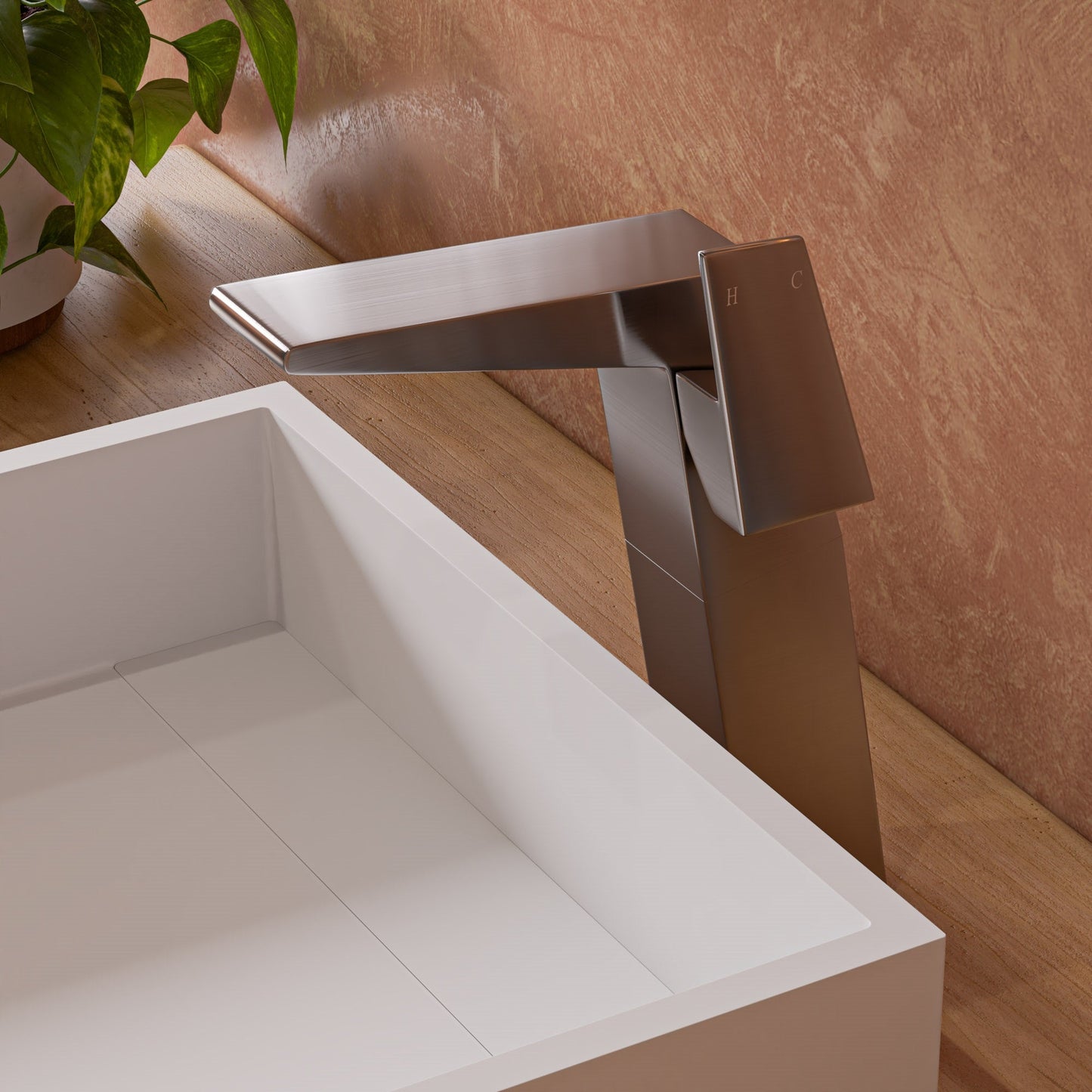 ALFI brand AB1475 Single Hole Tall Bathroom Faucet