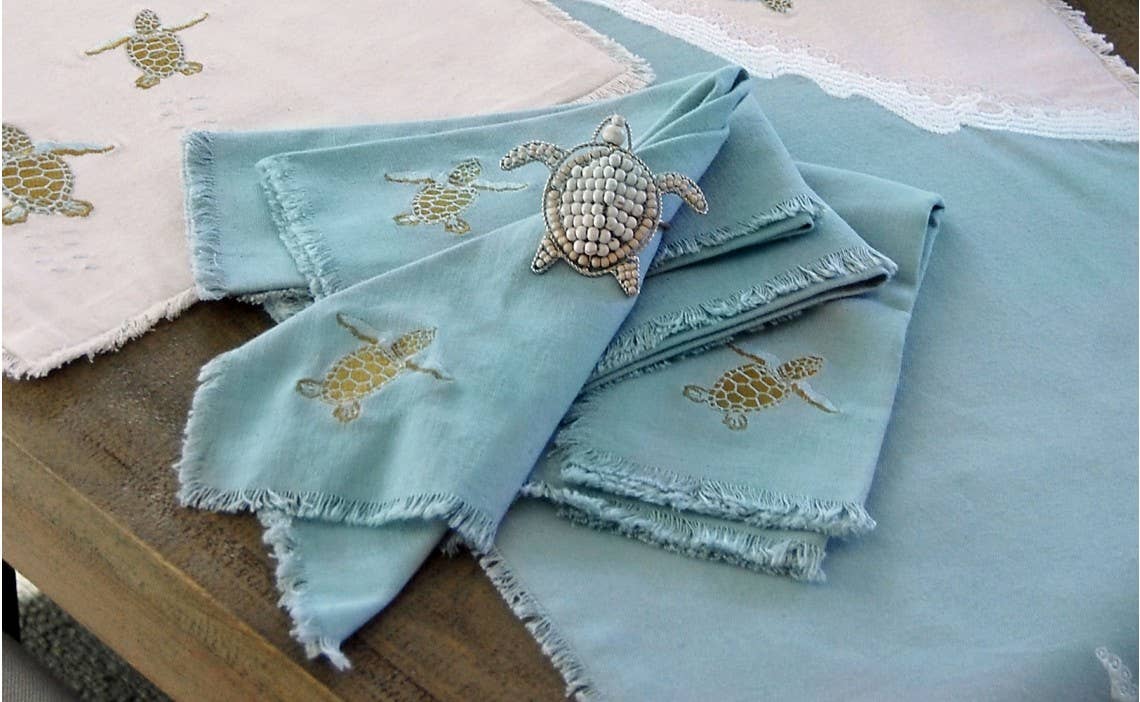 Baby Sea Turtle Napkin Set 4