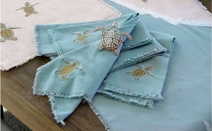 Baby Sea Turtle Napkin Set 4