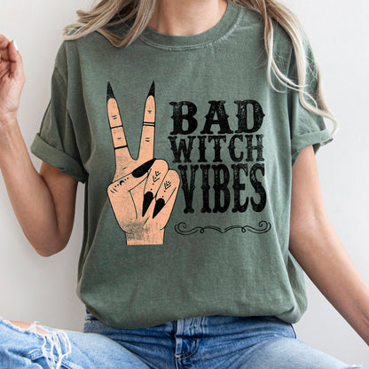 Bad Witch Vibes Comfort Colors Tshirt