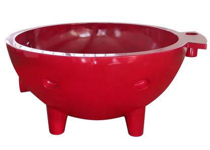 ALFI brand FireHotTub FireHotTub The Round Fire Burning Portable Outdoor Hot Bath Tub