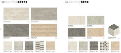 Bali Linen Look Porcelain Collection