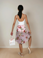 Limited Edition Pink Floral Chiffon Ballet Wrap Skirt - Contemporary