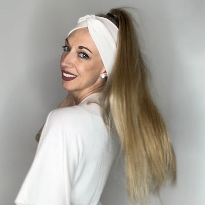 Luxe Sweater Knit Headband Ballet Warm Up Accessory