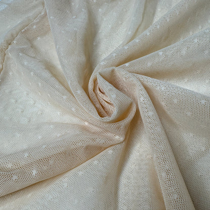 Sheer Neutral Mesh Kimono Cover Up