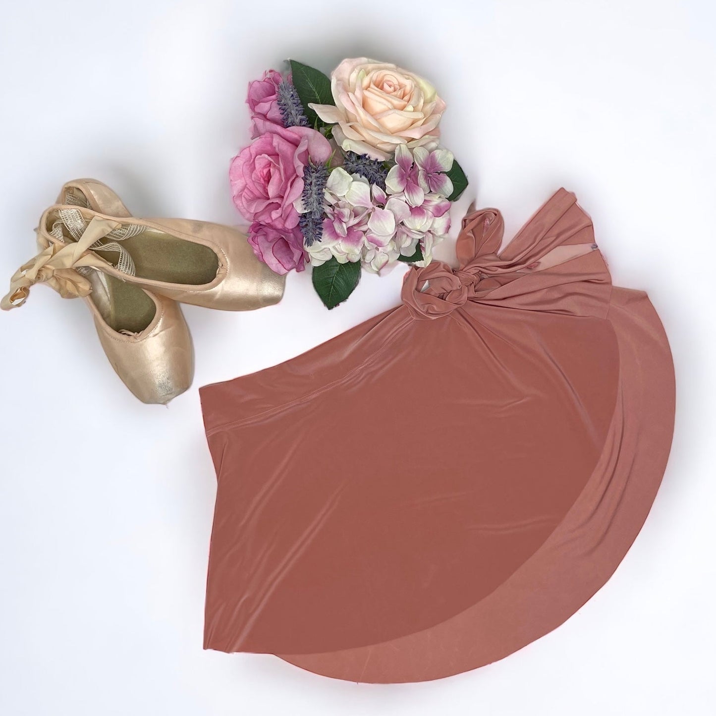 Dusty Rose Ballet Wrap Skirt - Demi