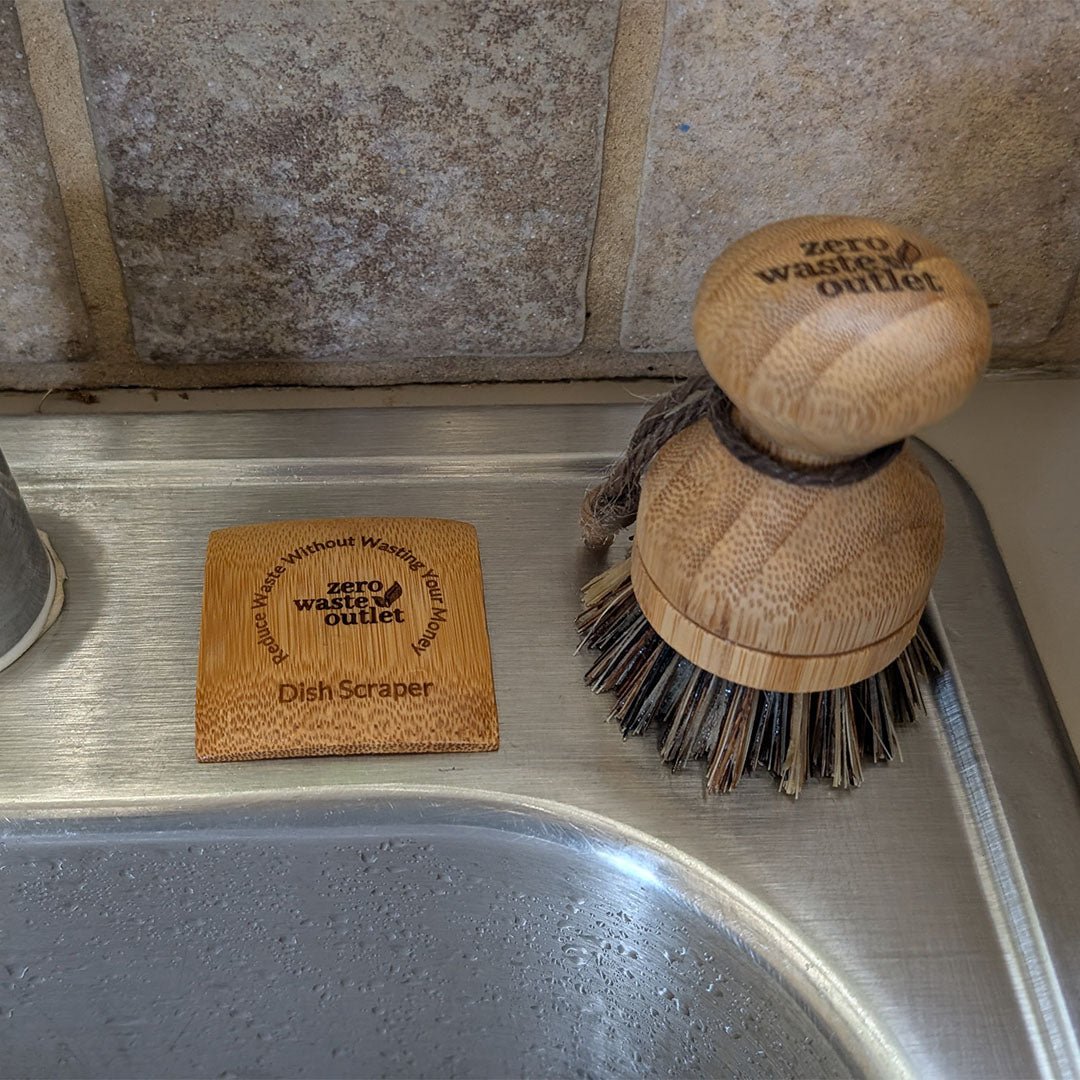 Bamboo Dish Scraper