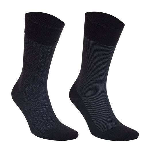 Men’s Bamboo Lightweight Dress & Trouser Socks - (8 Pack) 636