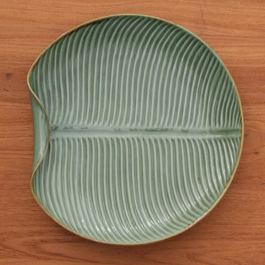 Banana Vibes Ceramic Serving Plate