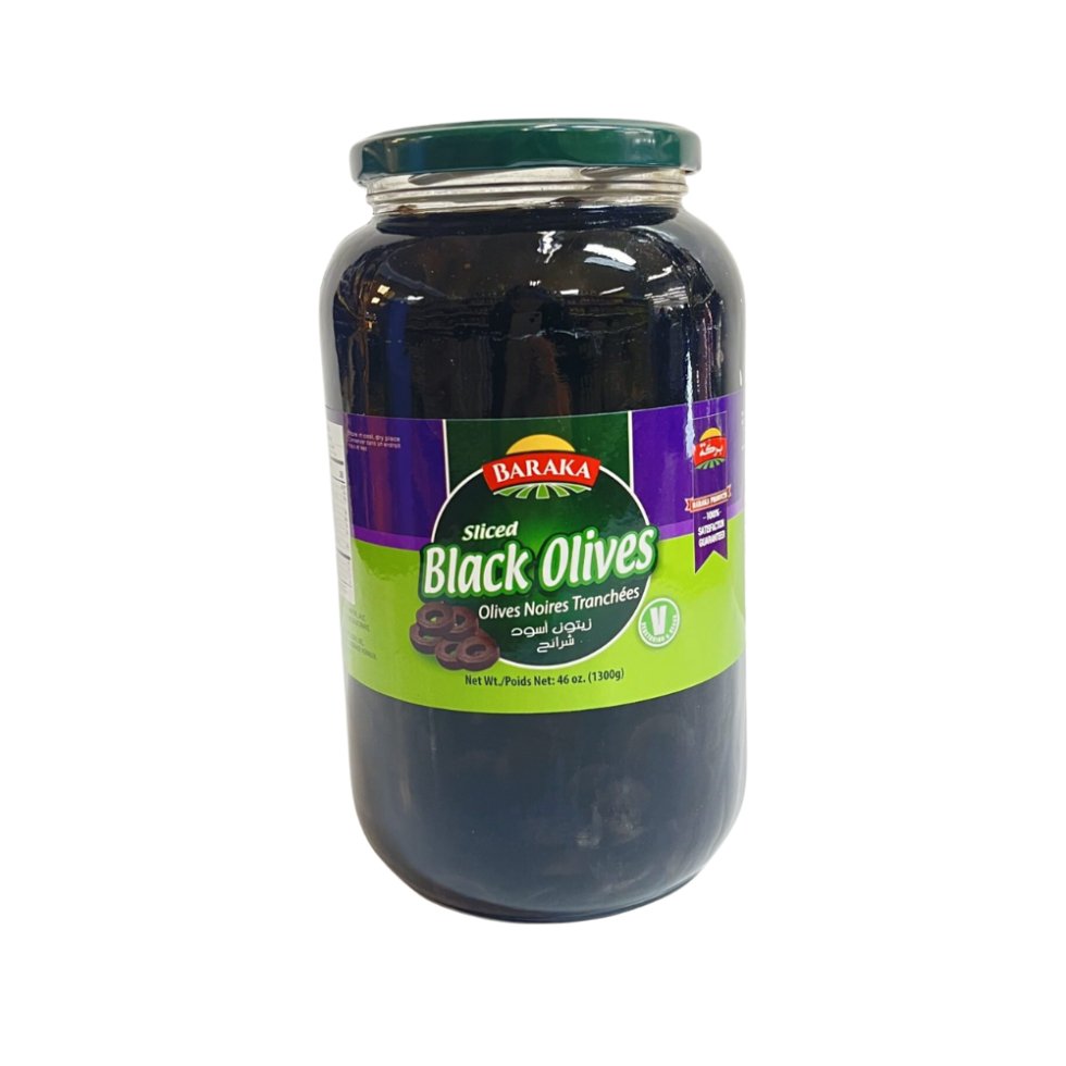Baraka Slicked Blk Olives 1300G