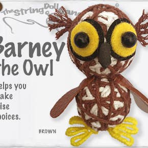 Barney the Owl String Doll Keychain